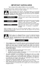 Preview for 3 page of Accucold ACR82L User Manual