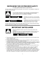 Preview for 3 page of Accucold ADA404REF User Manual