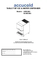 Preview for 1 page of Accucold AIWD282 User Manual