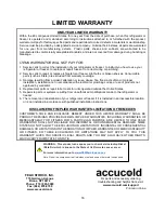 Preview for 16 page of Accucold BREF44 User Manual