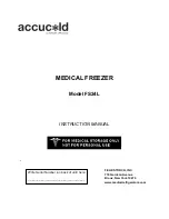 Accucold FS24L Instruction Manual preview