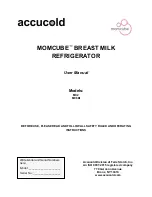 Preview for 1 page of Accucold MOMCUBE MC2 User Manual