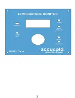 Предварительный просмотр 5 страницы Accucold TM1A User Manual