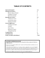 Preview for 2 page of Accucold VLT104 Owner'S Manual