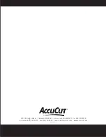 Preview for 31 page of AccuCut MARK IV User Manual