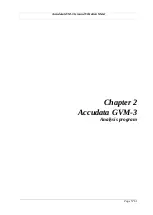 Preview for 64 page of Accudata GVM-3 Manual