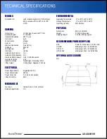 Предварительный просмотр 2 страницы AccuDome AD-A1000VIR Product Specifications