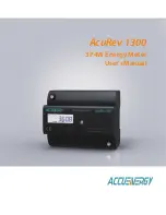 Preview for 1 page of AccuEnergy AcuRev 1300 User Manual