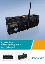 Предварительный просмотр 1 страницы AccuEnergy AcuRev 2020 Series Web Manual