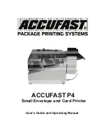 Preview for 1 page of Accufast P4 User Manual And Operating Manual