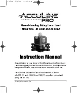 Preview for 1 page of AccuLine 40-6502 Instruction Manual