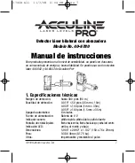 Preview for 7 page of AccuLine 40-6780 Instruction Manual