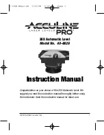 AccuLine 40-6926 Instruction Manual preview