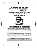 Preview for 1 page of AccuLine PRO 40-6522 Instruction Manual