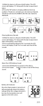 Preview for 8 page of AccuMed AC-TR121 Instruction Manual