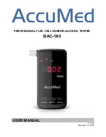 AccuMed BAC-180 User Manual предпросмотр