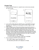 Предварительный просмотр 6 страницы AccuMed BAC-180 User Manual