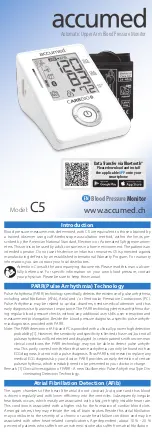 Preview for 1 page of AccuMed C5 User Manual