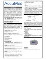 AccuMed CMS-50D1 User Manual предпросмотр