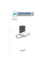 Accuniq BP800 User Manual preview