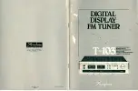 Accuphase T-103 Instruction Manual preview