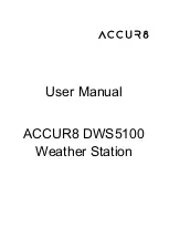 ACCUR8 DWS5100 User Manual preview