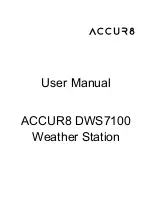 ACCUR8 DWS7100 User Manual preview