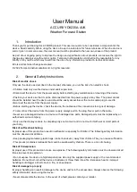 Preview for 1 page of ACCUR8 YD8230A-4UK User Manual