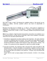 Предварительный просмотр 9 страницы Accurate Technology Digi Scale Model 10 User Manual