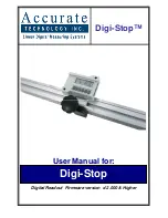 Предварительный просмотр 1 страницы Accurate Technology Digi-Stop User Manual