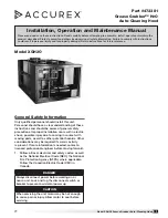 Preview for 1 page of Accurex Grease Grabber H2O XGH2O Installation, Operation And Maintenance Manual