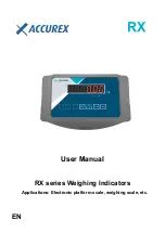 Accurex RX Series User Manual preview