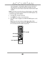 Предварительный просмотр 46 страницы Accurian 31-5048 User Manual