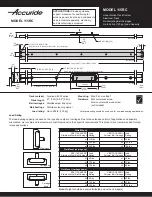 Accuride 115RC Installation Manual предпросмотр