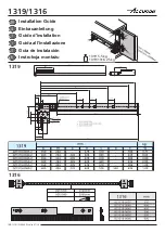 Preview for 1 page of Accuride 1319 Series Installation Manual