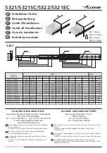 Accuride 5321 Series Installation Manual preview