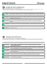 Preview for 3 page of Accuride DBLIFT-0019 Installation Manual