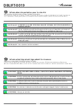 Preview for 4 page of Accuride DBLIFT-0019 Installation Manual