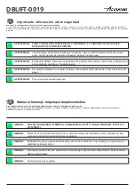 Preview for 5 page of Accuride DBLIFT-0019 Installation Manual