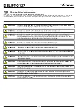 Preview for 2 page of Accuride DBLIFT-0127 User Manual