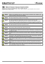 Preview for 6 page of Accuride DBLIFT-0127 User Manual