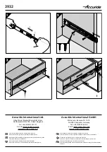 Preview for 2 page of Accuride DZ3932-0070EC Installation Manual