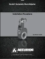 Preview for 1 page of Accuride Gunite Series Installation Procedures