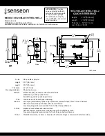 Preview for 1 page of Accuride Senseon 10EL Quick Reference