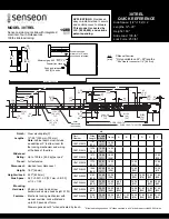 Preview for 1 page of Accuride Senseon 38TREL Quick Reference