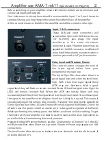 Preview for 2 page of Accusound AMA-1 Handbook