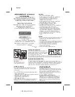 Accusplit EAGLE AE190XLGM Operating Instructions preview