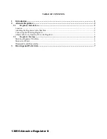 Preview for 2 page of AccuStream Abrasive Regulator II Manual