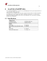 Preview for 7 page of AccuStream AccuValve On/Off Valve Manual