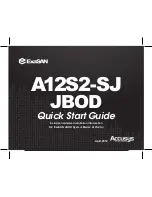 Accusys ExaSAN A12S2-SJ 6Gb SAS JBOD Quick Start Manual preview